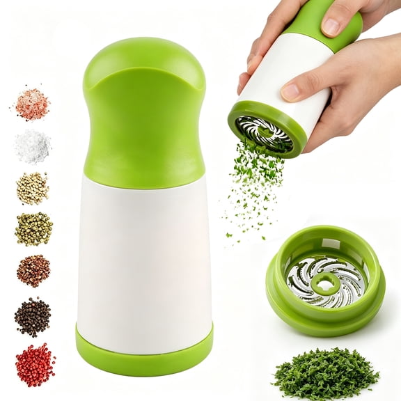 Picador De Cilantro Y Perejil,Maquina Para Picar Cilantro,Molinillo De Cilantro,Cilantro Chopper Machine for Fresh Herbs, Spices and Chilies
