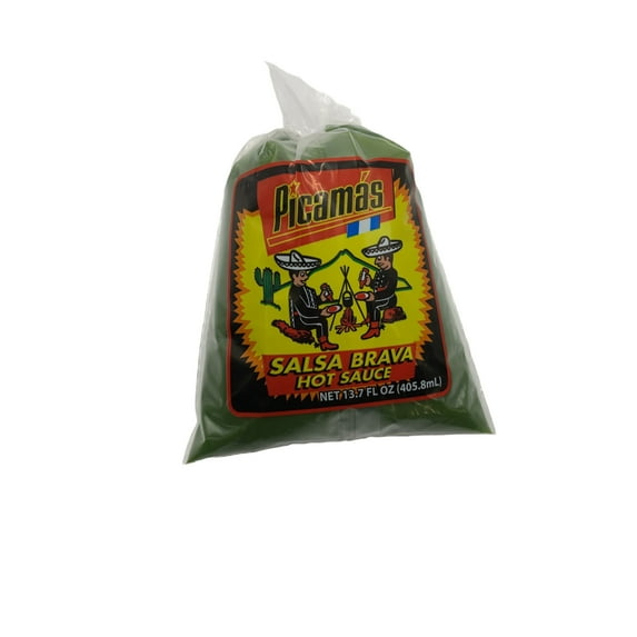Picamas Green Hot Sauce 13.7 fl oz - Salsa Picante Verde (Pack of 1)