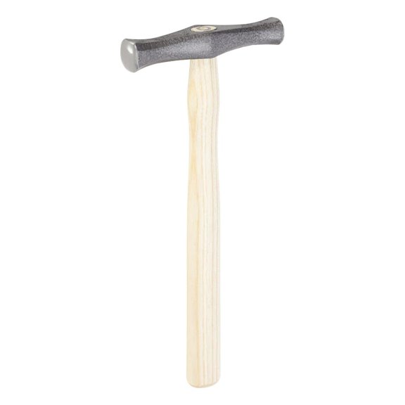 Picard Chasing Hammer 250g Dual Polished Bowed Faces (20x18 / 24x22 mm), Hardened Alloy Steel Head, Ash Handle, Metalworking & Jewelry Tool 0017301-0250
