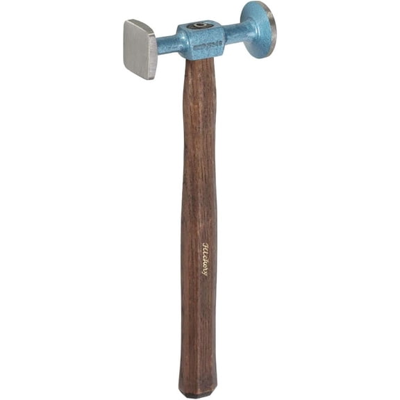 Picard Planishing Hammer 500g – Professional Car & Motorcycle Metalworking Tool, Alloyed Steel, Dual Curved Hickory Handle, Smooth Square (40mm) & Round (46mm) Faces – 2524802