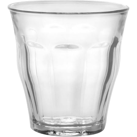 Picardie Glass Tumbler Set of 6, 10-7/8 ounce, Clear
