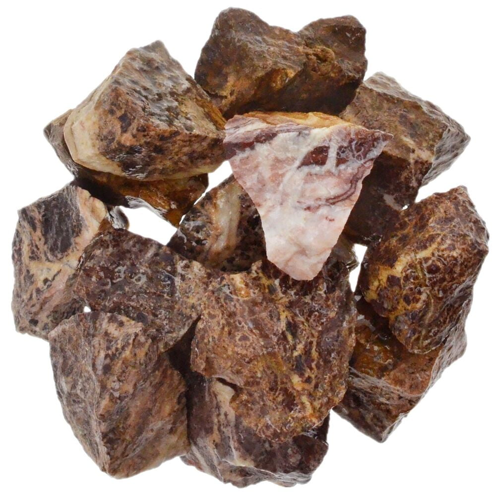 Picasso Jasper Rough Rocks for Tumbling Dispelling Fear and Anxiety