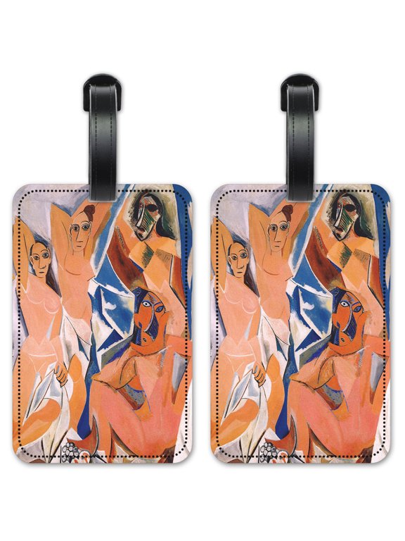 Picasso: Les Demoiselles - Luggage ID Tags / Suitcase Identification Cards - Set of 2