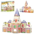 thumbnail image 1 of PicassoTiles Magnetic Tiles for Kids – Princess Castle Theme 60PCS STEM Construction Building Blocks Educational Toy, 1 of 8