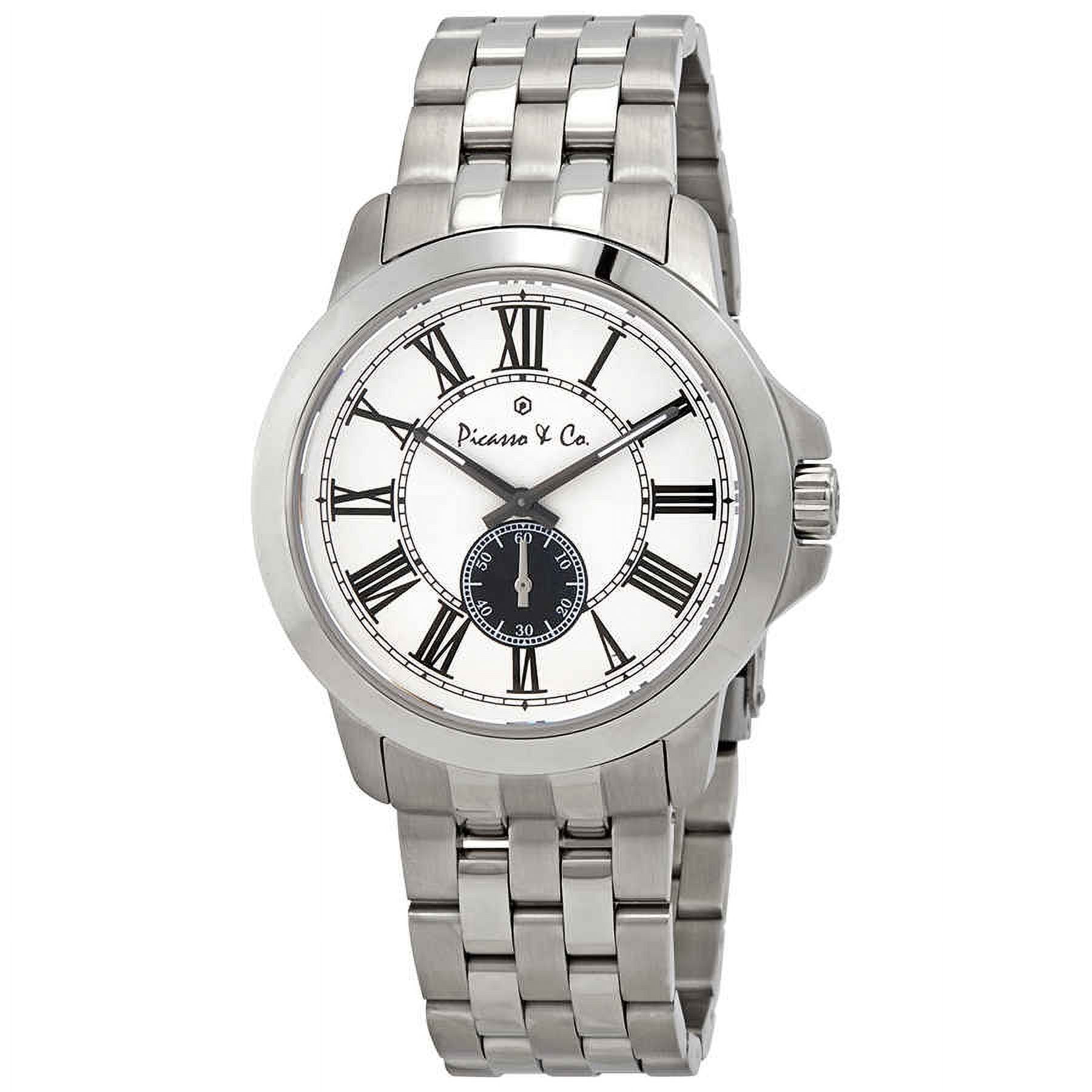 Picasso and Co Quartz Silver Dial Men s Watch PWROSLVB