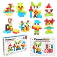 thumbnail image 1 of PicassoTiles 102PCS 1" Pixel Magnetic Puzzle Cube Set, Mix & Match Building Blocks, STEM Educational Toy with Idea Book for Kids Age 3+, 1 of 12