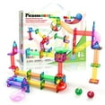 thumbnail image 1 of PicassoTiles Marble Run Magnetic Tiles for Kids – 40PCS STEM Construction Building Blocks Race Track Educational Toy Set, 1 of 8