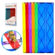 PicassoTiles Magnetic Tiles Race Track Expansion Set for Kids – 6PCS STEM Construction Building Blocks Add-On Toy with Racing Ramp