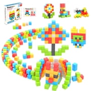 PicassoTiles 60PCS 1 Magnetic Puzzle Cube Building Set, 3D STEM Construction Toy for Kids, Boys & Girls, Montessori Learning & Sensory Gift with Idea Book