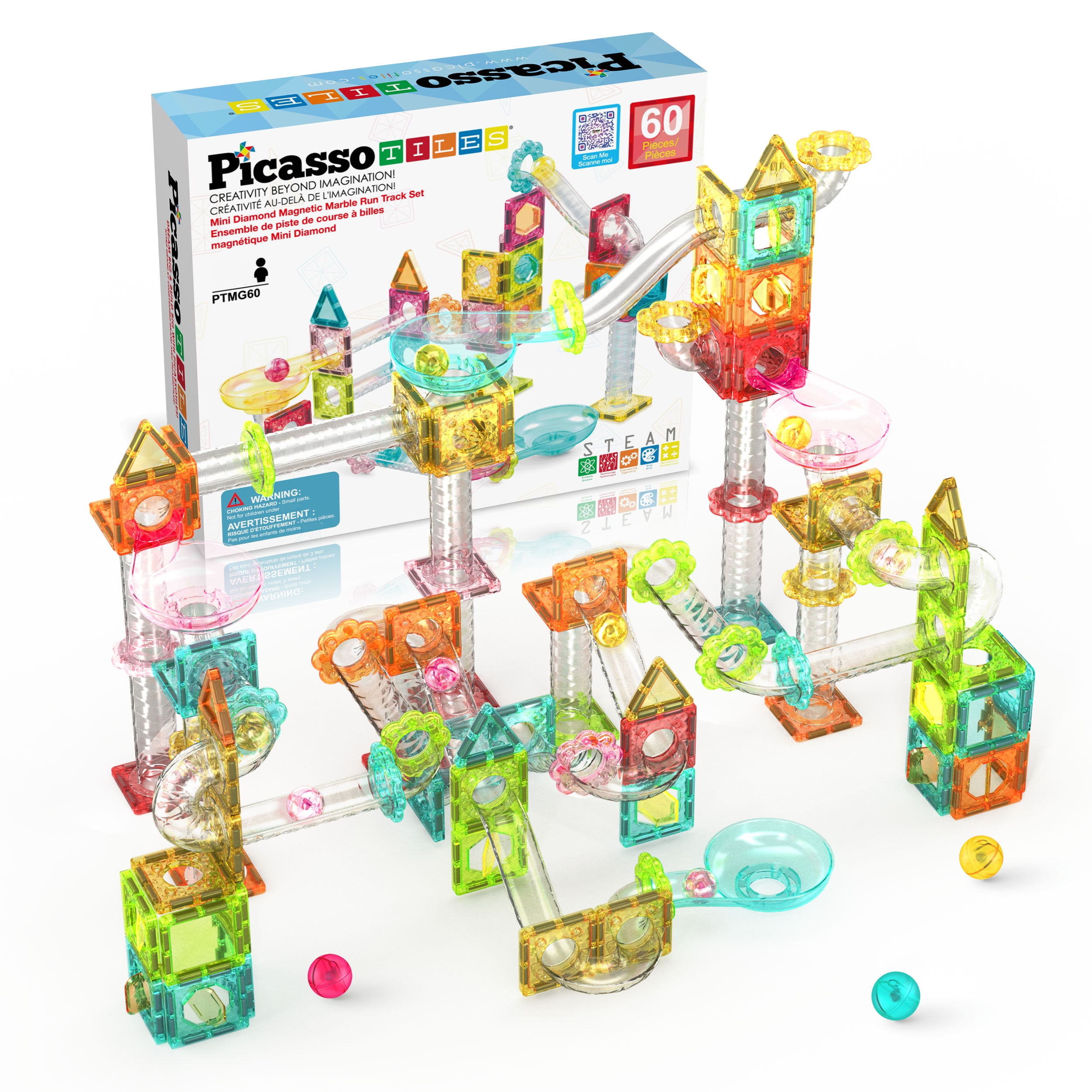 MAGNETIC MARBLE RUN PARADISE 208ピース Magnetic Marble Run -208 Pcs – BabyCoo Aus