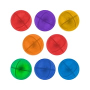 PicassoTiles Marbles for Marble Run Magnetic Tiles – 8PCS STEM Building Blocks Balls Toy For Kids 3+, Multicolor