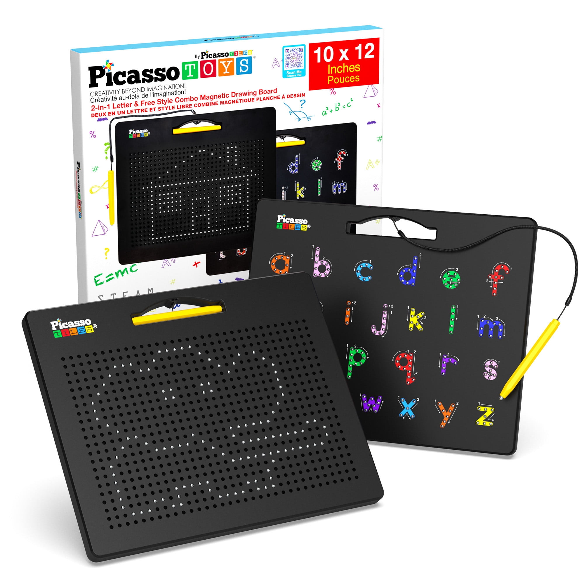 PICASSO TILES Magnetic Drawing Board for Kids, 13