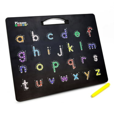 PicassoTiles Double-Sided Magnetic Drawing Board for Kids Age 3+ Years, 1 Pack