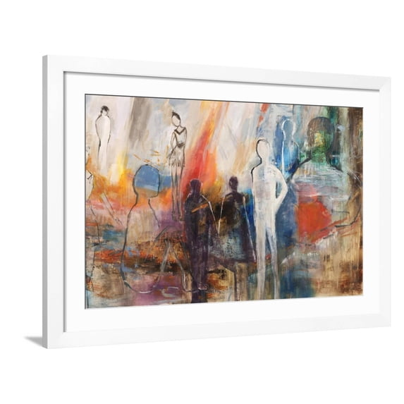 Picassos Friends II Framed Giclee Print by Jodi Maas, 36" x 24", Sold by Art.com