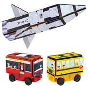 Picassotiles Magnetic Building Blocks Tiles Construction Toy Set for Kids Ages 3+, Multicolor
