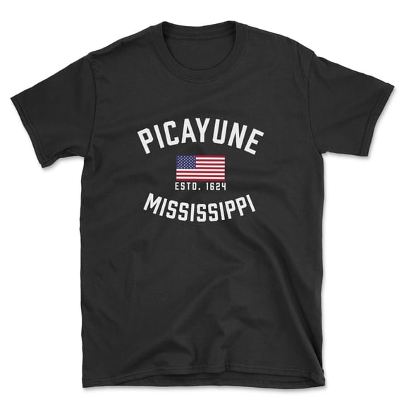 Picayune Mississippi Patriot Men's Cotton T-Shirt