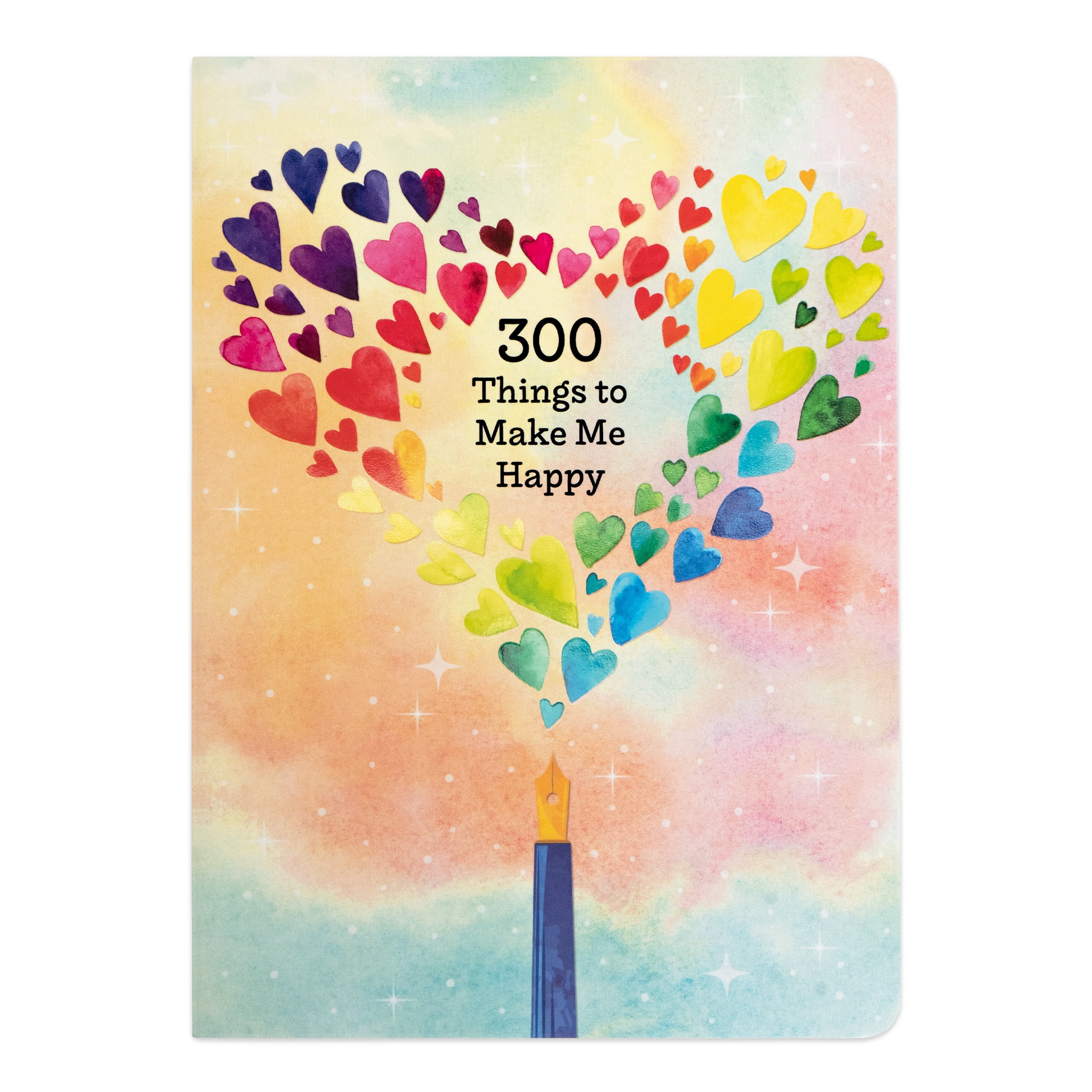 Piccadilly Guided Happiness Journal for Adults, 6 x 8.5", 200 Pages, Flexi Cardstock Cover
