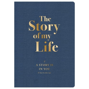 Piccadilly Story of My Life Journal, Ages 8+, 6 x 8.3", Paper, 204 Pages, Blue