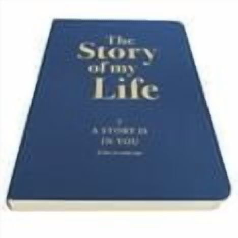 Piccadilly Story of My Life Journal, Ages 8+, 6" x 8.3", Blue, 204 Pages