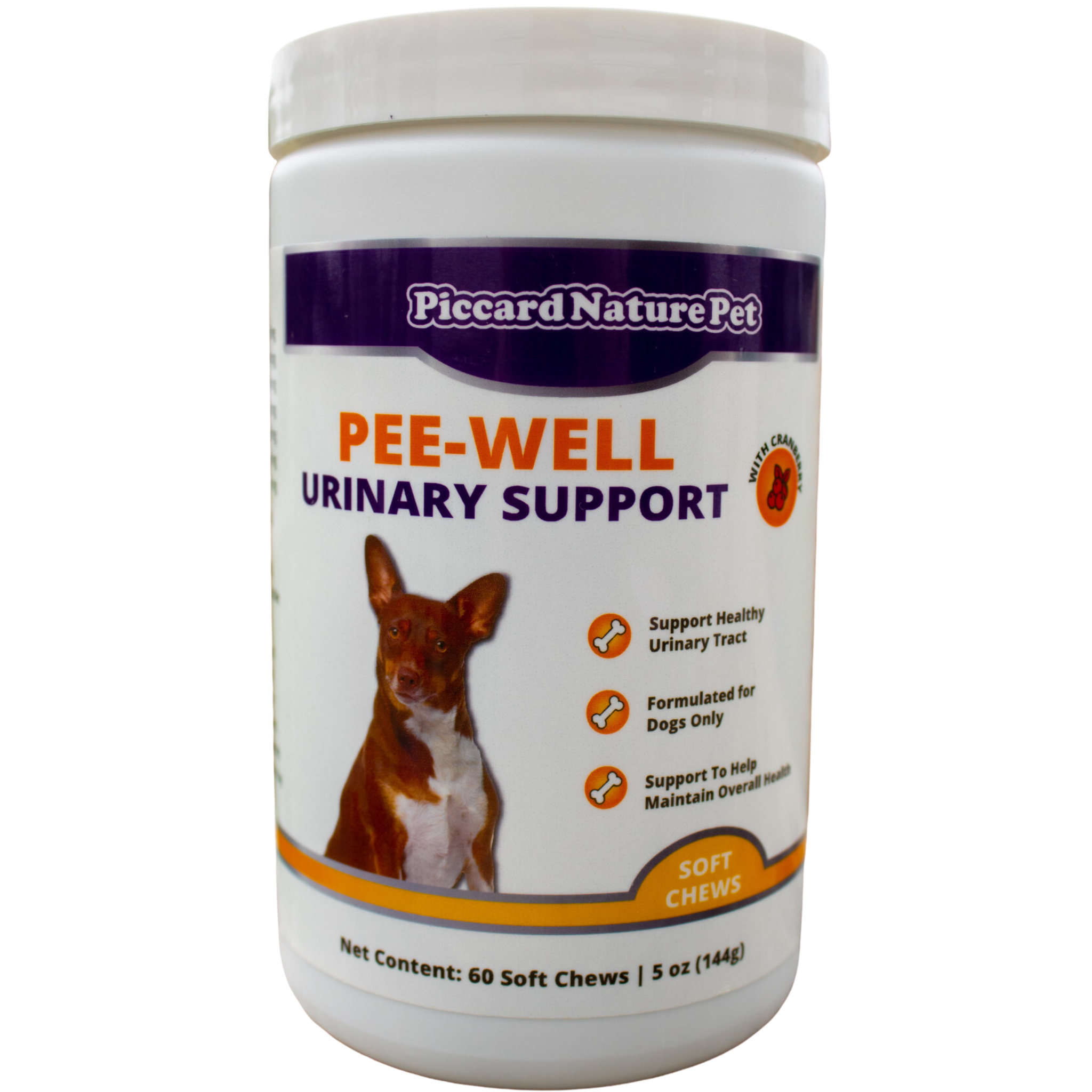 PiccardNaturePets PeeWell Urinary Bladder Support for Dogs 60ct