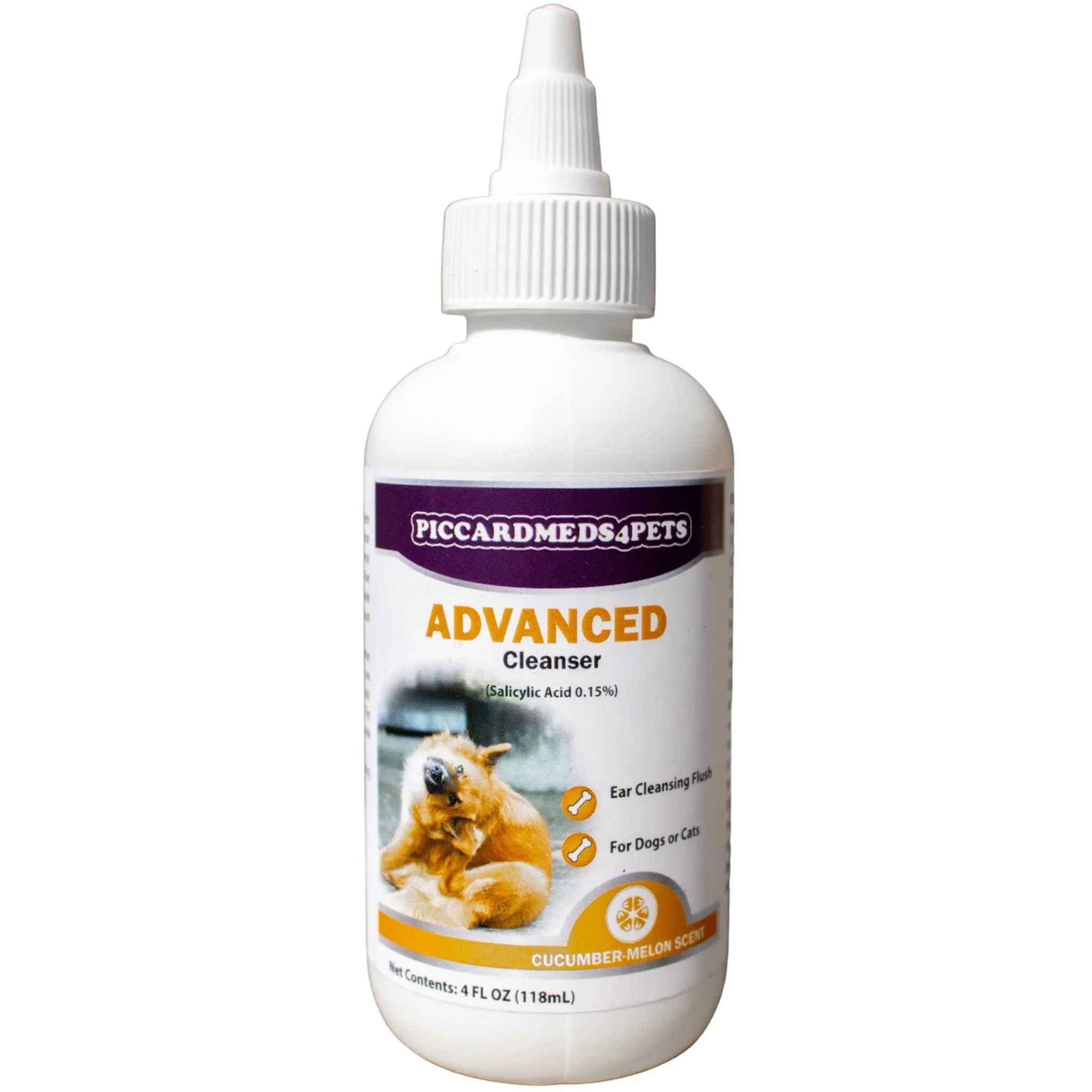 Piccardmeds4pets Advanced Ear Cleansing Solution Flush Salicylic Acid