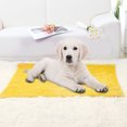 thumbnail image 1 of PiccoCasa 1 Pcs Home Warm Soft Microplush Fleece Solid Throw Blanket Yellow 27" x 40", 1 of 7