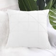 thumbnail image 1 of PiccoCasa 1 Pcs Velvet Throw Pillow Cover Cushion Cases White 16"x16", 1 of 8