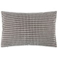 thumbnail image 1 of PiccoCasa 1 Piece Velvet Corn Striped Cushion Cover, 12" x 18", Grey, 1 of 8