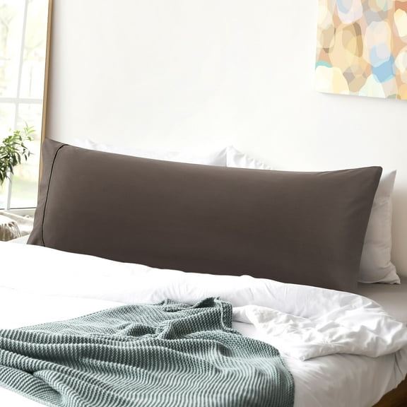 PiccoCasa 100% Cotton Body Pillowcase Envelope Closure 20"x 55" 1PCS Beaver