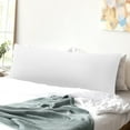 thumbnail image 1 of PiccoCasa 100% Cotton Body Pillowcase Envelope Closure 20"x 55" 1PCS White, 1 of 7