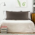 thumbnail image 1 of PiccoCasa 100% Cotton Body Pillowcase Soft Hidden Zipper Beaver 20"x54", 1 of 7