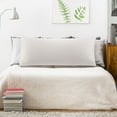 thumbnail image 1 of PiccoCasa 100% Cotton Body Pillowcase Soft Hidden Zipper Isabelline 20"x48", 1 of 7