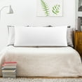 thumbnail image 1 of PiccoCasa 100% Cotton Body Pillowcase Soft Hidden Zipper White 20"x54", 1 of 7