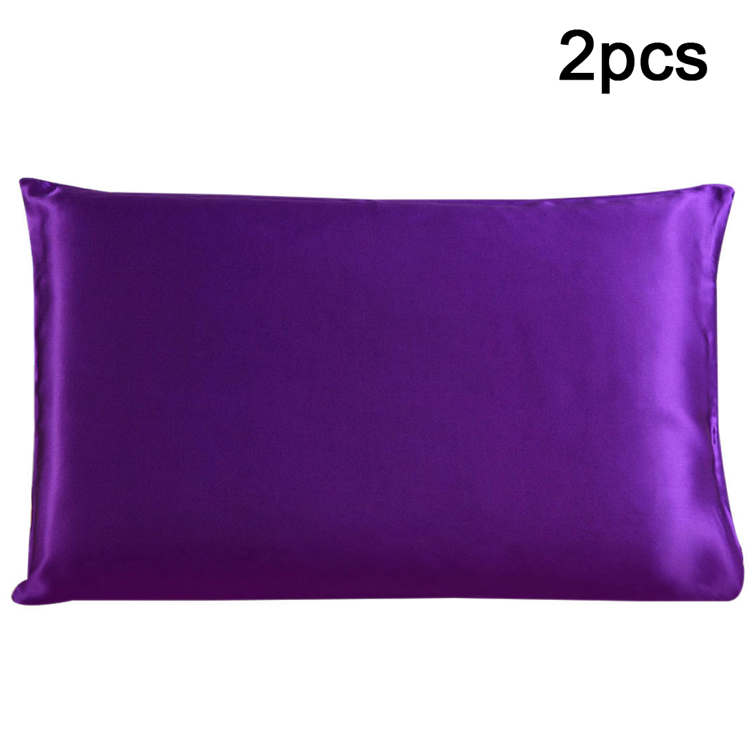 PiccoCasa 100 Mulberry Silk Pillowcase 2 Piece Travel Size Pillowcases