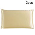 thumbnail image 1 of PiccoCasa 100% Silk Pillowcase 2 Piece King Size Pillowcases, Champagne, 1 of 5