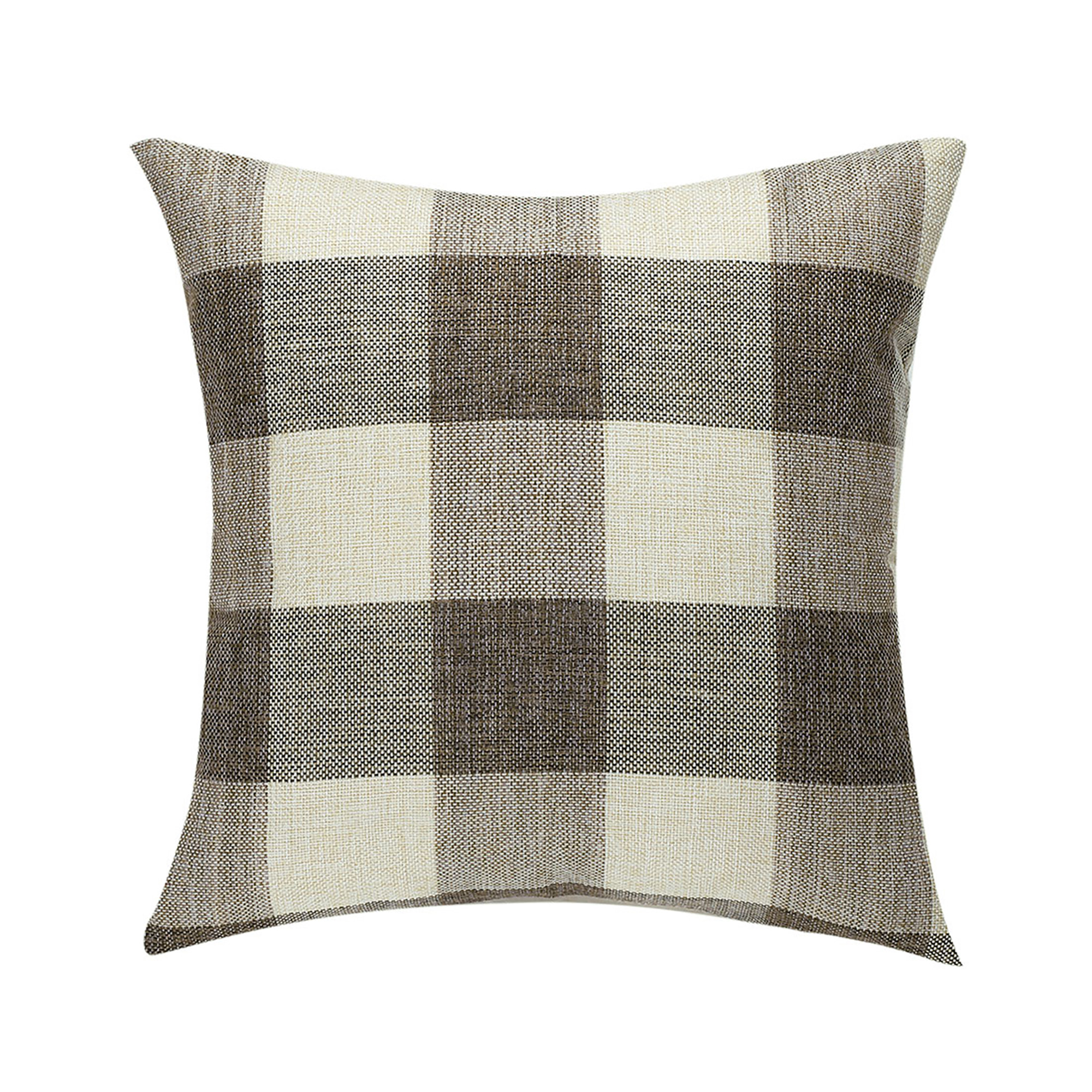 Square Throw Pillow, 18", Linen Cotton Canvas Victorian Style
