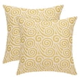 thumbnail image 1 of PiccoCasa 18"x18" Decorative Pillow Covers Cotton Linen Throw Cushion Covers Pack of 2, 70#, 1 of 6