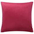 thumbnail image 1 of PiccoCasa 18"x18" Euro Velvet Throw Pillow Cover for Sofa Bed, Red, 1 of 8