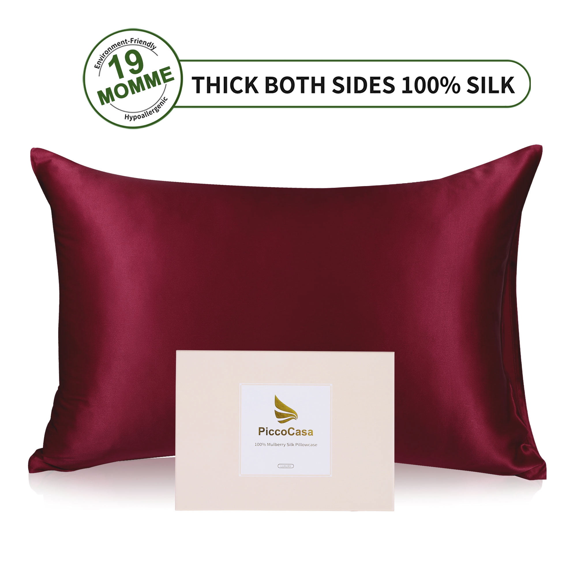 Travel top silk pillowcase