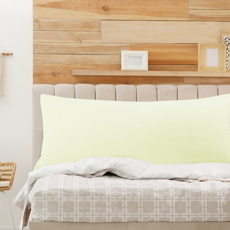 PiccoCasa 1Pc Comfortable-Soft Microfiber Pillowcase, King Cream