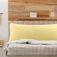 thumbnail image 1 of REGALWOVEN 1Pc Comfortable-Soft Microfiber Pillowcase, Queen Gold, 1 of 7