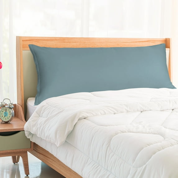 PiccoCasa 1Pc Pillowcase Zipper Long Staple Cotton, Standard Slateblue