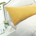 thumbnail image 1 of PiccoCasa 1Pc Silky-Soft 1800 Microfiber Long Body Pillowcase, Jumbo Gold 20"x72", 1 of 7