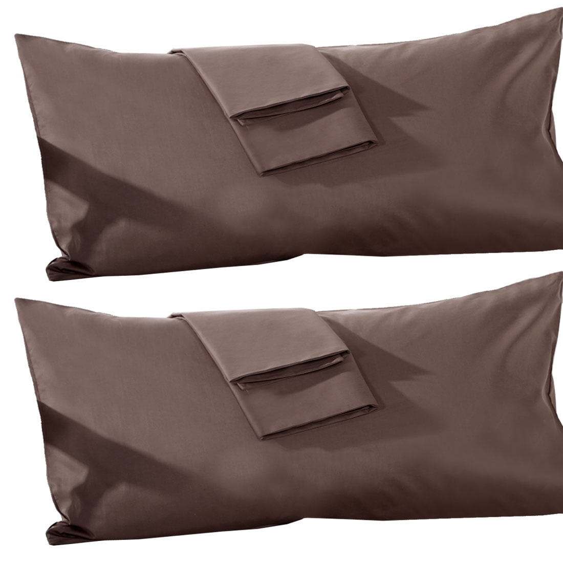 PiccoCasa 2 Pack Body Pillowcases Egyptian Cotton Pillowcases for Body