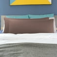 thumbnail image 1 of PiccoCasa 2 Pack Body Pillowcases Egyptian Cotton Pillowcases for Body Pillow, 21"x55", Coffee, 1 of 8