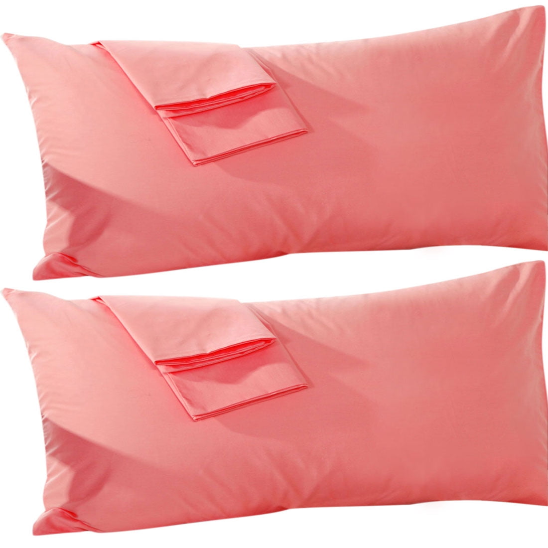 PiccoCasa 2 Pack Body Pillowcases Egyptian Cotton Pillowcases for Body