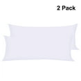 thumbnail image 1 of PiccoCasa 2 Pack Body Pillwcases 1800 Microfiber Zippered Long Pillowcase, Standard White, 1 of 8