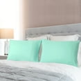 thumbnail image 1 of PiccoCasa 2 Pack Microfiber Pillowcases 20"x26" Envelope Closure Pillow Covers, Brook Green, 1 of 6