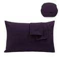 thumbnail image 1 of PiccoCasa 2 Pack Microfiber Pillowcases Soft Pillowcases with Envelope Closure, King Purple, 1 of 8
