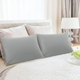 thumbnail image 1 of PiccoCasa 2 Pack Soft Microfiber Pillow Case, 14" x 20", Grey Envelope Closure, 1 of 6